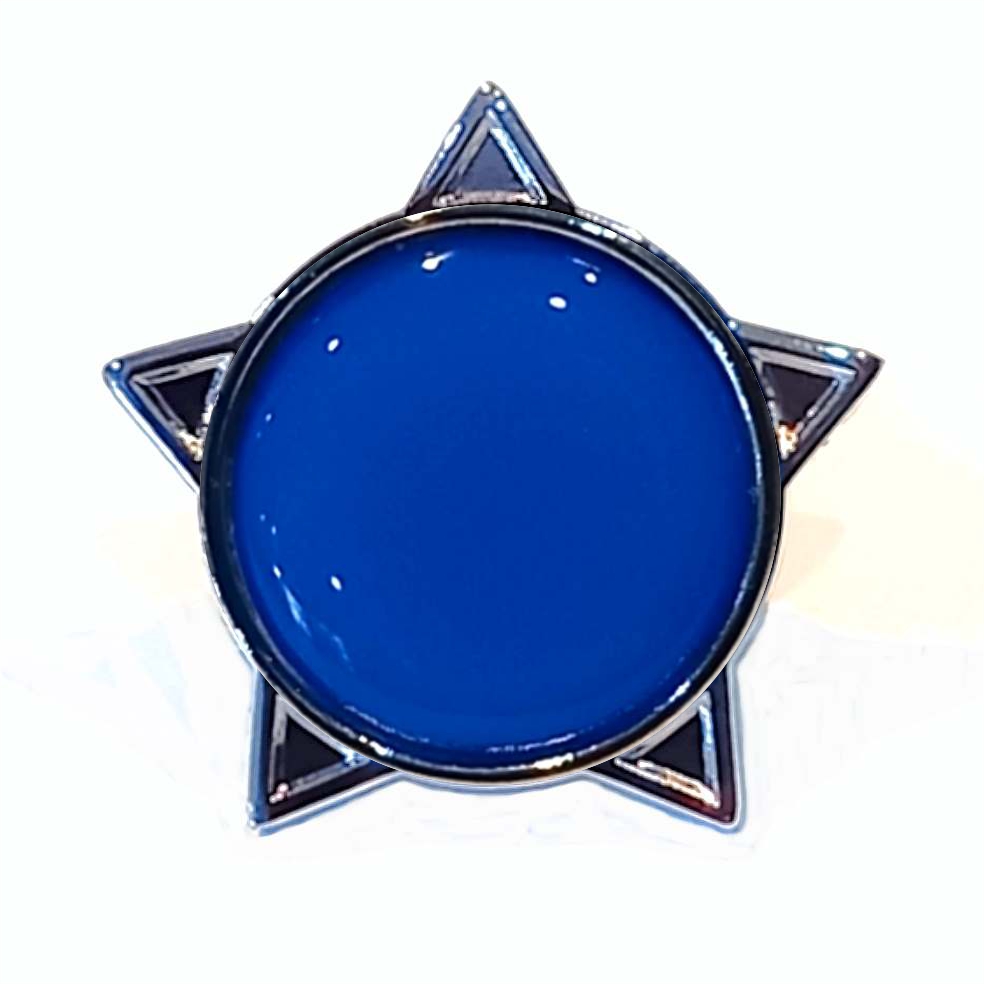 Royal Blue star badge
