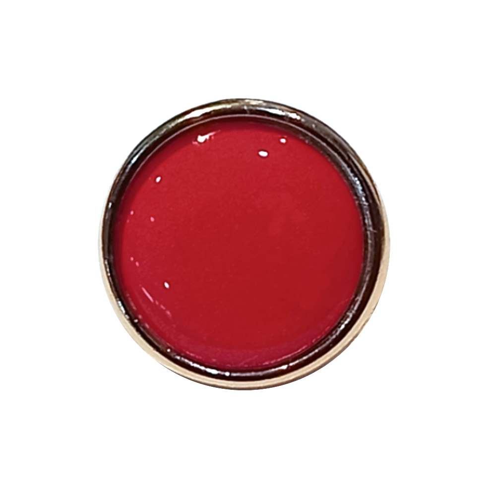 Scarlet Red 20mm badge