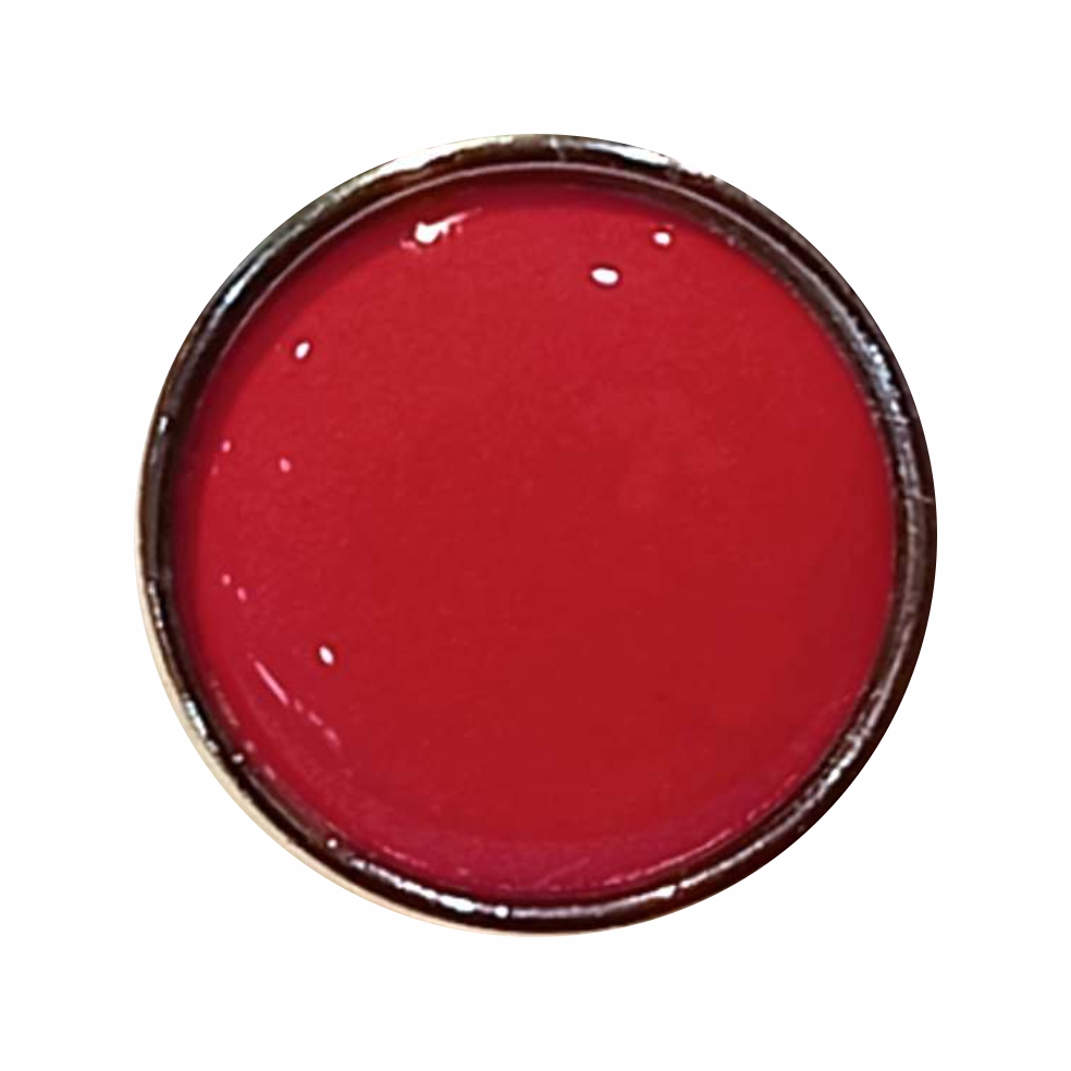 Scarlet Red 27mm badge