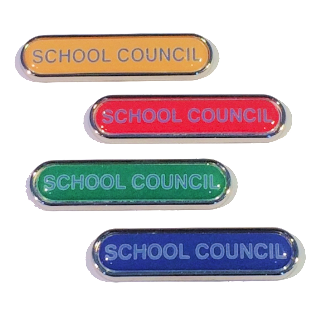 SCHOOL COUNCIL bar badge