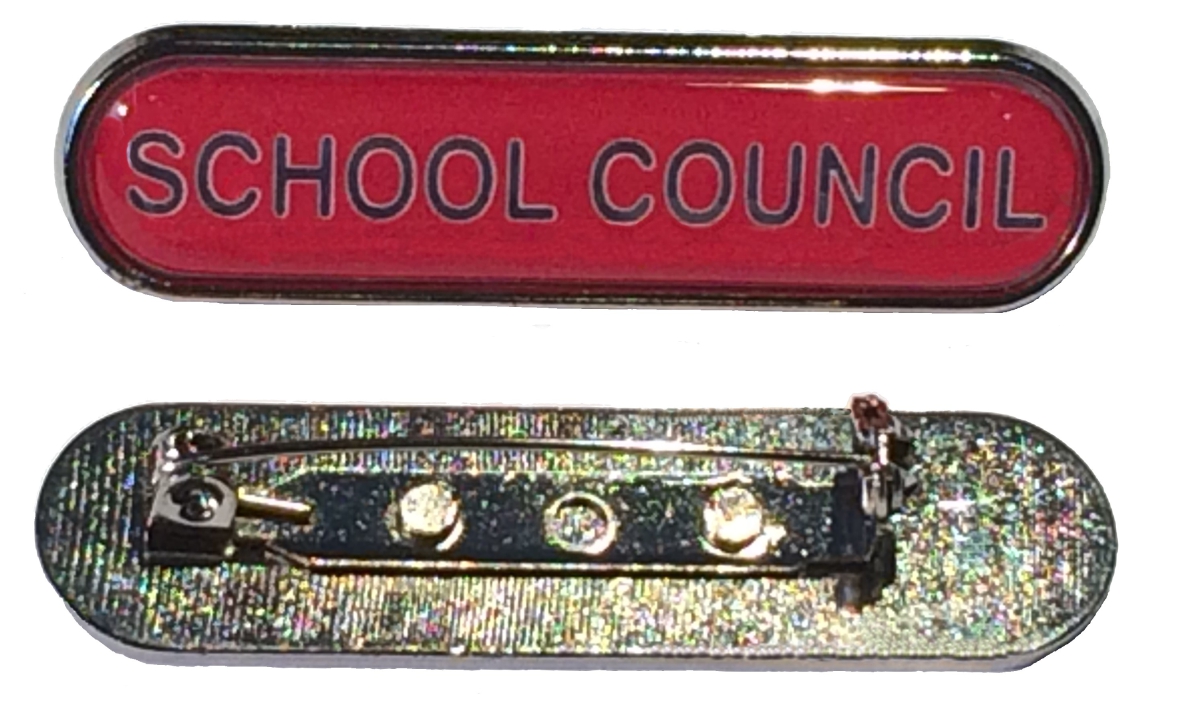 SCHOOL COUNCIL bar badge