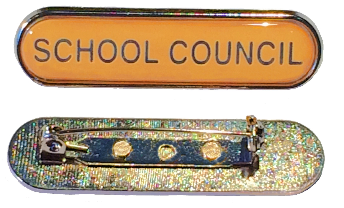 SCHOOL COUNCIL bar badge