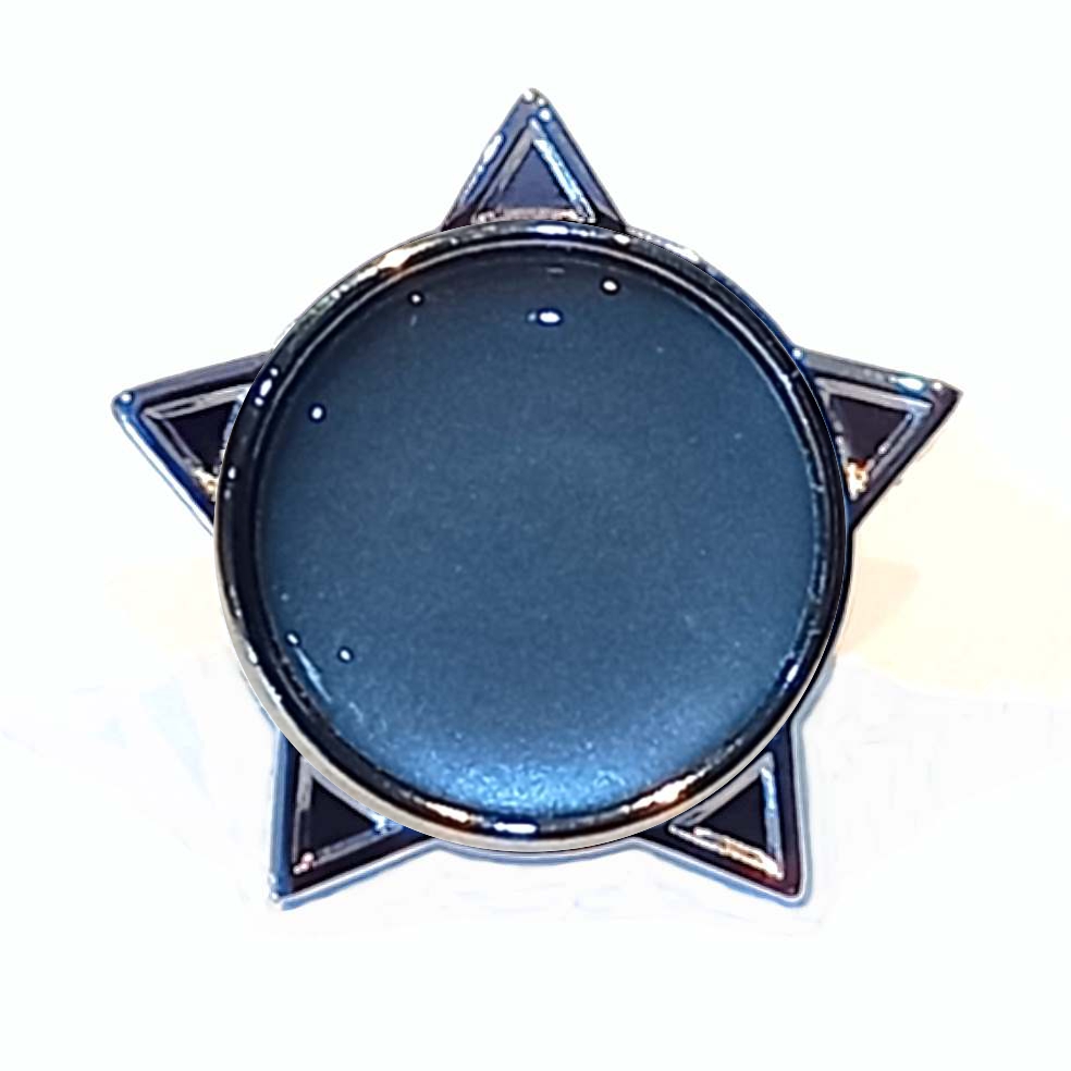 Silver star badge