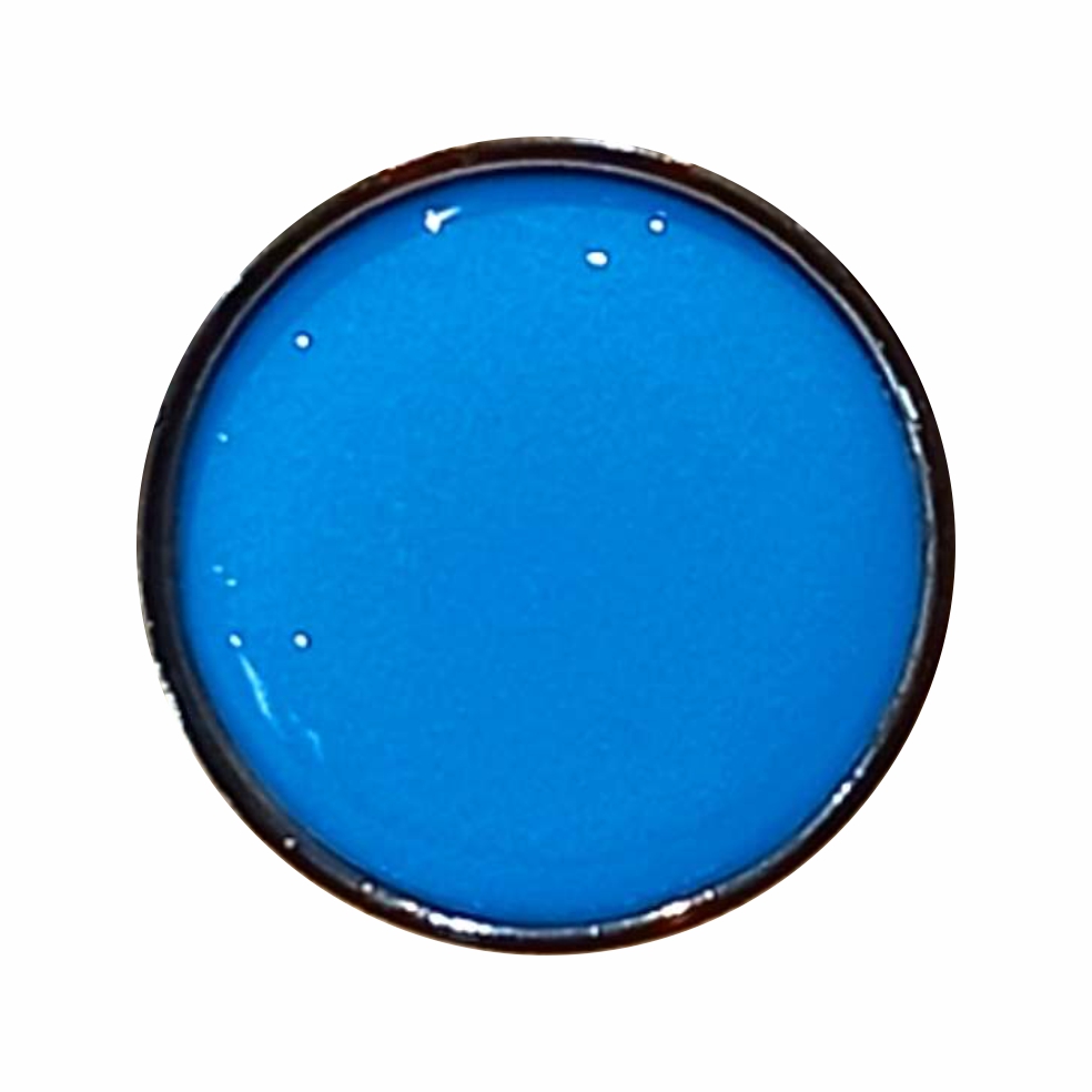 Sky Blue 27mm badge