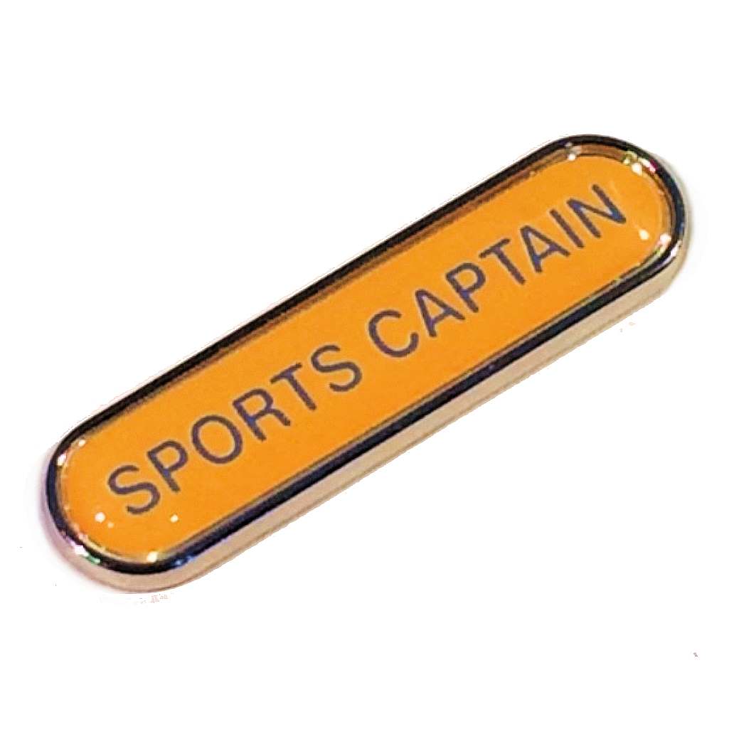 SPORTS CAPTAIN bar badge