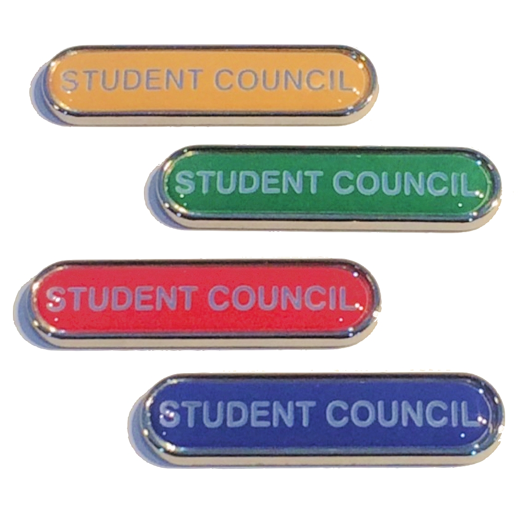 STUDENT COUNCIL bar badge