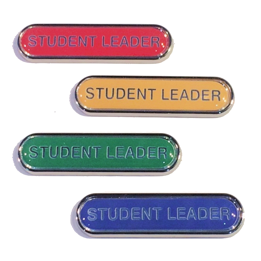 STUDENT LEADER bar badge