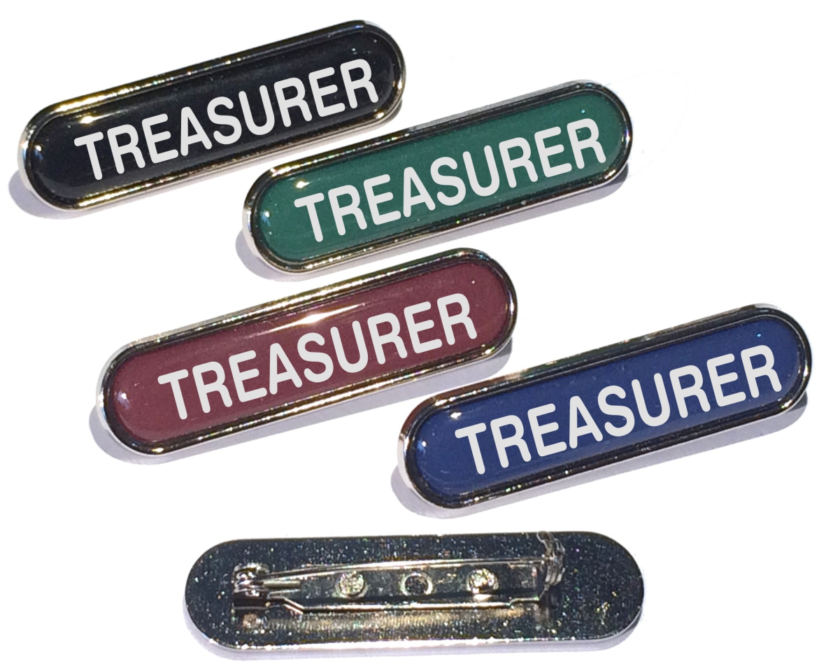 TREASURER badge