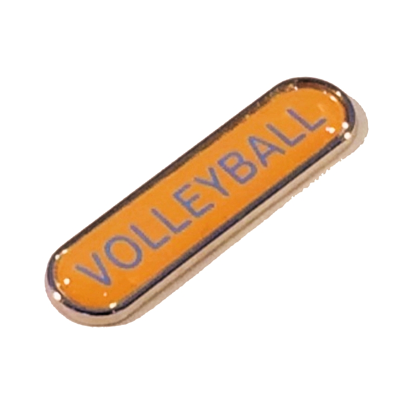 VOLLEYBALL bar badge